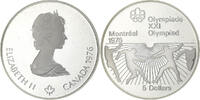 Kanada 5 Dollars Elizabeth II, Royal Canadian Mint, Silber, STGL, KM:108 -