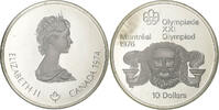 Kanada 10 Dollars Elizabeth II, 1976 Olympics - Head of Zeus, Royal -