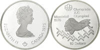 Kanada 10 Dollars Olympic Games - Hurdles, Silber, STGL -