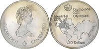 Kanada 10 Dollars Montréal XXI Olympiade, Ottawa, Silber, UNZ -