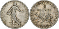 Frankreich 2 Francs Semeuse, Paris, Silber, S+, Gadoury:532, KM:845.1 -