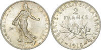 Frankreich 2 Francs Semeuse, Paris, Silber, VZ, Le Franc:F.266, KM:845.1 -