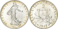 Frankreich 2 Francs Semeuse, Paris, Silber, VZ, Le Franc:F.266, KM:845.1 -