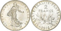 Frankreich 2 Francs Semeuse, Paris, Silber, VZ, Gadoury:532, KM:845.1 -