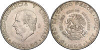 Mexiko 5 Pesos Mexico City, Silber, SS, KM:469 -