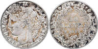 Frankreich 50 Centimes Cérès, Paris, Silber, SS, Gadoury:419a, Le -