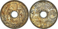 Frankreich 25 Centimes Münze, Lindauer, VZ, Kupfer-Nickel, KM:867a -