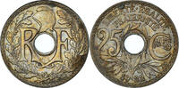 Frankreich 25 Centimes Münze, Lindauer, VZ, Kupfer-Nickel, KM:867a -