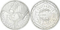 Frankreich 10 Euro Paris, Languedoc roussillon, VZ+, Silber, KM:1659 -