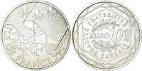 Frankreich 10 Euro Paris, Ile De France, VZ+, Silber, KM:1657 -