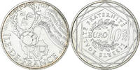 Frankreich 10 Euro Paris, Ile De France, VZ+, Silber, KM:1875 -