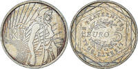 Frankreich 5 Euro Semeuse, SS+, Silber, KM:1534 -