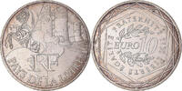 Frankreich 10 Euro Pays De La Loire, VZ, Silber -