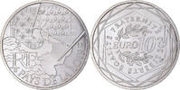 Frankreich 10 Euro Pays De La Loire, UNZ, Silber -
