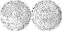 Frankreich 10 Euro Basse-Normandie, UNZ, Silber -