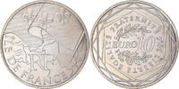 Frankreich 10 Euro Ile De France, VZ+, Silber -