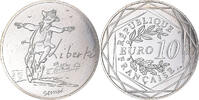 Frankreich 10 Euro Monnaie de Paris, Sempé Liberté Printemps, UNZ+ -