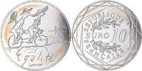 Frankreich 10 Euro Monnaie de Paris, Sempé Égalité Été, UNZ+ -