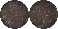 Frankreich Denier Tournois Münze, Louis XIII, Paris, SS, Kupfer -