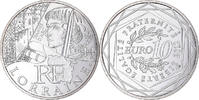Frankreich 10 Euro Lorraine, UNZ, Silber -