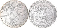 Frankreich 10 Euro Bourgogne, UNZ, Silber -