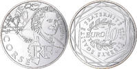 Frankreich 10 Euro Corse, UNZ, Silber -