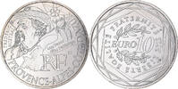 Frankreich 10 Euro Provence Alpes Côte d'Azur, UNZ, Silber -