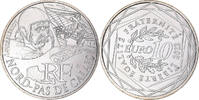 Frankreich 10 Euro Nord-Pas De Calais, UNZ, Silber -