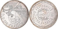 Frankreich 10 Euro Ile De France, UNZ, Silber -