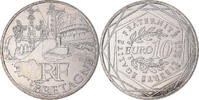 Frankreich 10 Euro Monnaie de Paris, Bretagne, VZ+, Silber -