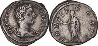Denarius Münze, Geta, Rome, VZ, Silber, RIC:62 -