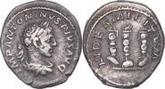 Denarius Münze, Elagabalus, Rome, SS, Silber, Cohen:44 -