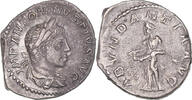 Denarius 220 Rome Münze, Elagabalus, Rome, SS+, Silber, RIC:56