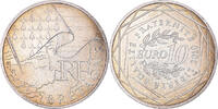Frankreich 10 Euro Paris, Bretagne, VZ, Silber -