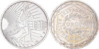 Frankreich 10 Euro Paris, Semeuse, VZ+, Silber -