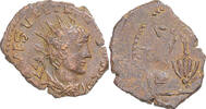 Antoninianus Münze, Tetricus II, Gaul, S, Billon, RIC:259 -