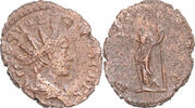 Antoninianus Münze, Tetricus II, Gaul, S+, Billon, RIC:248 -