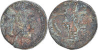 Dupondius Münze, Augustus & Agrippa, Nemausus, S, Bronze, RPC:523 -