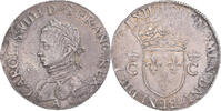 Frankreich Teston Münze, Charles IX, Paris, SS+, Silber, Gadoury:429 -