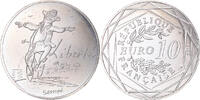 Frankreich 10 Euro Paris, Sempé Liberté Été, STGL, Silber -