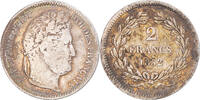 Frankreich 2 Francs Münze, Louis-Philippe, Lyon, S, Silber, Gadoury:520 -