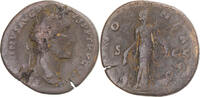 Sesterz Münze, Antoninus Pius, Rome, S, Bronze, RIC:597a -