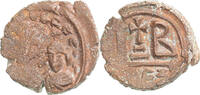 12 Nummi Münze, Heraclius & Heraclius Constantin, Alexandria, S+ -