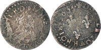 Frankreich Double Tournois Münze, Louis XIII, Bordeaux, SGE+, Kupfer -