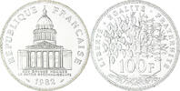 Frankreich 100 Francs Münze, Panthéon, Paris, série FDC, STGL -