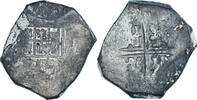 Spanien 8 Reales Münze, COB, SGE+, Silber -