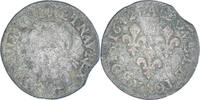 Frankreich Double tournois de Warin Münze, Louis XIII, Paris, SGE+ -