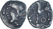 Denier à la tête casquée Münze, Aedui, S+, Silber, Latour:5138 -