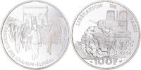 Frankreich 100 Francs Münze, Libération de Paris, Paris, UNZ+, Silber -