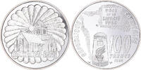 Frankreich 100 Francs Münze, Sainte-Mère-Eglise, Paris, UNZ+, Silber -